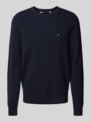 Sweter z dzianiny z wyhaftowanym logo od Tommy Hilfiger - 23