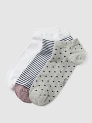 Socken mit Label-Print im 2er-Pack von Jake*s Casual Weiß - 10