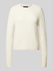 Regular Fit Strickpullover mit Wollanteil Modell 'NOVAH' von Vero Moda Beige - 29