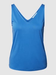 Tanktop mit V-Ausschnitt Modell 'ella' von Soft Rebels Blau - 5