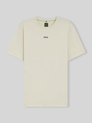 Slim Fit Sport-T-Shirt mit Label-Print Modell 'TS_Active' von BOSS Green Beige - 2