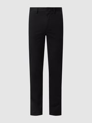 Chinosy o kroju slim fit z dodatkiem streczu  od Ben Sherman Czarny - 42