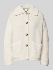 Leinenjacke mit Teddyfell Modell 'SPIRA' von Marella Beige - 33