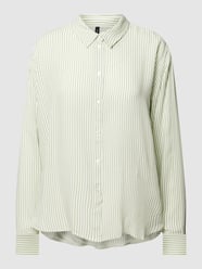 Hemdbluse mit Streifenmuster Modell 'BUMPY' von Vero Moda Mint - 10