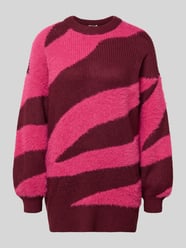 Sweter z dzianiny o luźnym kroju z okrągłym dekoltem model ‘BLAIR’ od Noisy May - 30