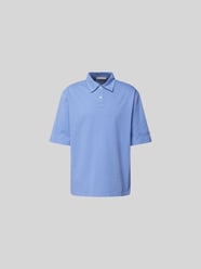 Relaxed Fit Poloshirt aus Baumwolle von Marni Blau - 10