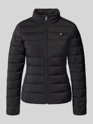 Kurtka pikowana ze stójką i detalem z logo od GUESS Activewear - 37