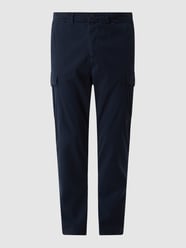 Slim Tapered Fit Cargoshose mit Stretch-Anteil Modell 'Wick' von Selected Homme Blau - 47