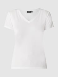 T-shirt z mieszanki modalu  od Soaked in Luxury Biały - 29