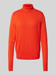 Gebreide pullover met ribboorden van Christian Berg Woman Rood - 33