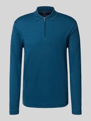 Slim Fit Poloshirt mit Reißverschluss von Christian Berg Men - 36