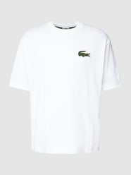 T-Shirt aus Baumwolle von Lacoste Weiß - 35