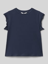 T-Shirt mit Wellensaum an den Ärmeln Modell 'LILI' von MANGO - 44