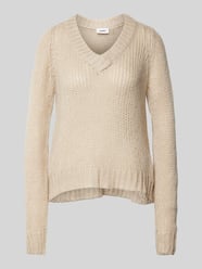 Strickpullover mit Strukturmuster Modell 'Nicolinna' von moves Beige - 13