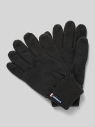 Handschuhe mit Label-Detail Modell 'VINTAGE' von Superdry Schwarz - 8