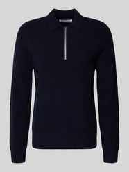 Strickpullover aus Wolle mit Reißverschluss Modell 'ISAKS' von Samsøe Samsøe - 10