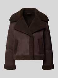 Regular Fit Jacke in Lederoptik mit Teddyfell-Futter Modell 'HARPER' von Vero Moda - 7