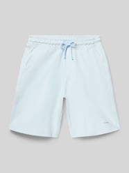 Szorty o kroju straight fit z detal z logo od Garcia - 43