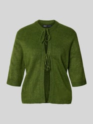 Regular fit gebreid jack met vetersluiting model 'SIMONI' van ONLY - 4