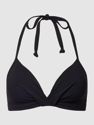 Bikini-Oberteil mit Neckholder Modell 'SOLID' von Barts Schwarz - 30