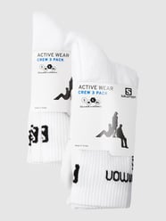 Sportsocken mit Stretch-Anteil im 6er-Pack von Salomon Weiß - 38