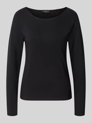 Regular fit shirt met lange mouwen van viscosemix van monari - 1
