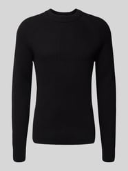 Sweter z dzianiny z okrągłym dekoltem model ‘Kristian’ od Casual Friday - 34