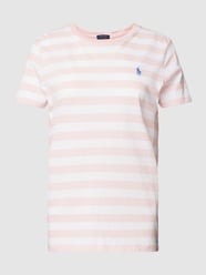 T-shirt met streepmotief van Polo Ralph Lauren Roze - 47