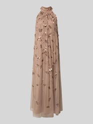Relaxed Fit Maxikleid mit floralem Allover-Pailettenbesatz von Adrianna Papell - 2