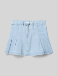 Spódnica jeansowa z plisami od Tommy Hilfiger Teens - 9