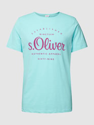 T-Shirt mit Label-Print von s.Oliver RED LABEL - 42