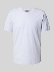 T-Shirt mit geripptem V-Ausschnitt von Hanro - 18