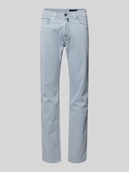 Tapered Fit Chino im 5-Pocket-Design Modell 'Lyon' von Pierre Cardin Blau - 24