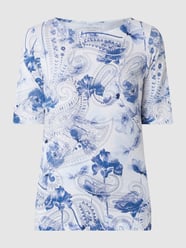 T-shirt met paisleymotief van Christian Berg Woman Blauw / turquoise - 12