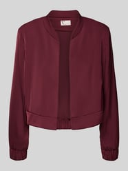 Cocktailjacke mit Stehkragen und elastischem Bund von V by Vera Mont Bordeaux - 17