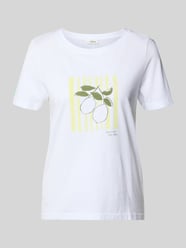 męski t-shirt o kroju regular fit z czystej bawełny od s.Oliver RED LABEL - 37