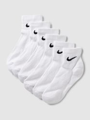 Socken mit Logo-Detail Modell 'EVERYDAY CUSHION' im 6er-Pack von Nike Weiß - 48