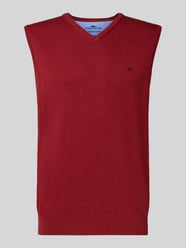 Pullunder mit Logo-Detail Modell 'Slipover Superfine' von Fynch-Hatton - 24