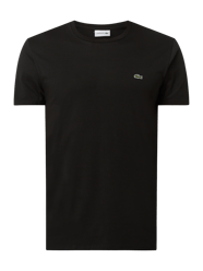 Regular Fit T-Shirt aus Pima-Baumwolle von Lacoste Schwarz - 34