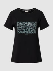 T-Shirt mit Motiv-Print von LIU JO SPORT Schwarz - 17