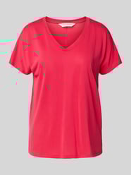 T-shirt z dekoltem w serek model ‘Fenya’ od MSCH Copenhagen - 16