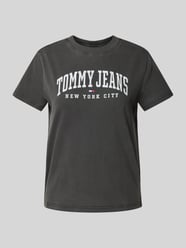 T-Shirt mit Rundhalsausschnitt von Tommy Jeans Schwarz - 20