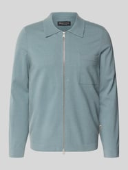 Regular Fit Strickjacke aus Schurwoll-Mix von Marc O'Polo - 29