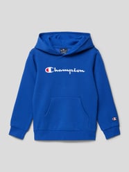 Hoodie mit Label-Stitching von CHAMPION Blau - 46