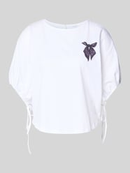 T-Shirt mit Motiv-Print und Kordelzug am Ärmel von Rich & Royal - 31