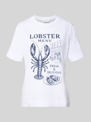 T-shirt met motiefprint en ronde hals van Rich & Royal - 1