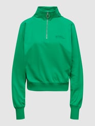 Sweatshirt mit kurzem Reißverschluss von Marc O'Polo Denim Grün - 6