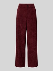 Corduroy broek met steekzakken, model 'BINDI' van Soyaconcept Bordeaux - 9