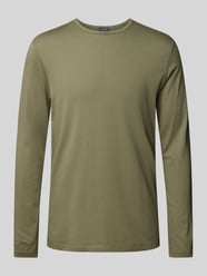 Longsleeve mit Rundhalsausschnitt von OLYMP Level Five Grün - 10