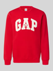Bluza z wyhaftowanym logo i okrągłym dekoltem od GAP - 7